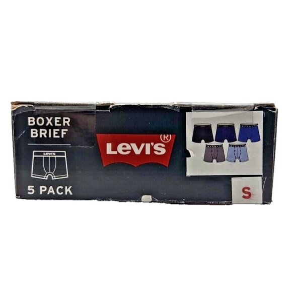 Levi's Men's Size S Boxer Brief Premium Soft Cotton 5 Pack Classic New in Box - Picture 14 of 15
